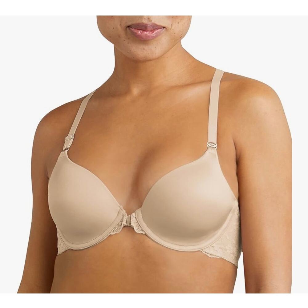 Maidenform Bra Racerback Lightly Padded Cups, Nude, Size 36D, NWT